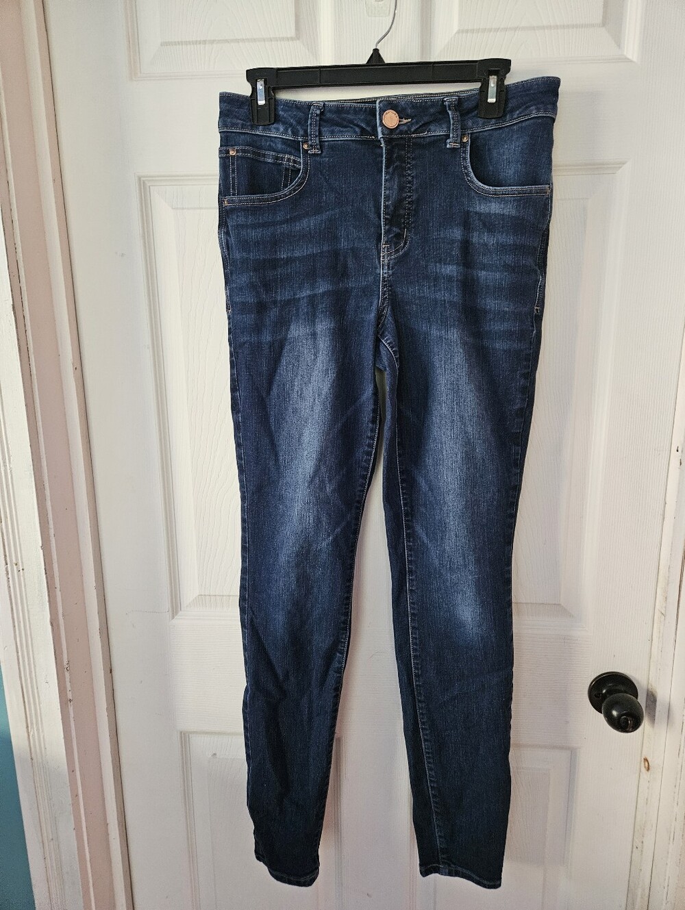 Maurices Dark Blue Skinny Jeans